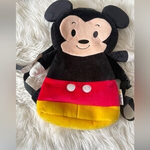 Hallmark Mickey Mouse Plush Backpack Kids Character Bag Red Yellow Black